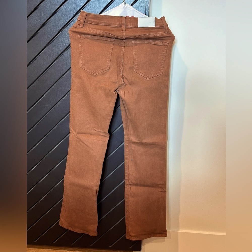 NWOT. Pistola denim in coated cognac. Size 26. Never worn. - Picture 7 of 7